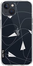 Casetastic Apple iPhone 13 Hoesje - Softcover Hoesje met Design - Paperplanes Print