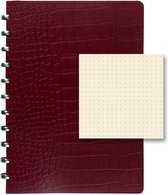 Atoma | Notebook Systeem | Pur | Copy book | croco edition | A4 | rood | Dots