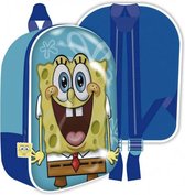 rugzak Spongebob junior 26 x 31 cm polyester blauw