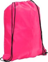 gymtas 45 x 35 cm polyester roze