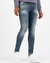 Purewhite - Dylan 705 Distressed Heren Skinny Fit   Jeans  - Blauw - Maat 32