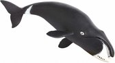 zeedieren Groenlandse walvis junior 21 cm zwart/wit