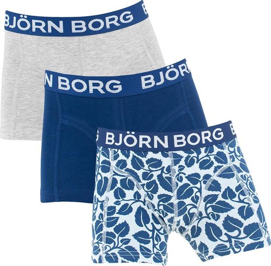 Björn Borg Core Onderbroek - Jongens - Blauw - Licht blauw - Grijs - Wit |  bol.com