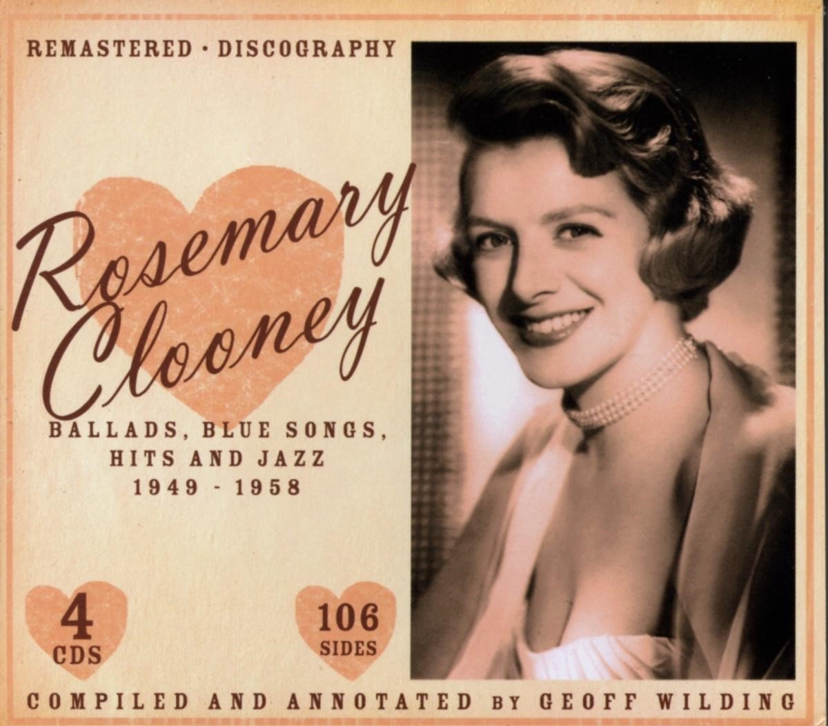 Rosemary Clooney - Ballads, Blue Songs, Hits And Jazz 1949-1958 (4 CD) (Remastered)