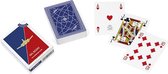 speelkaarten Aereo Club 8,8 x 6,3 cm PVC blauw 55-delig