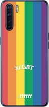 6F hoesje - geschikt voor OPPO A91 -  Transparant TPU Case - #LGBT - #LGBT #ffffff