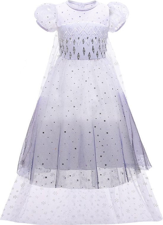 Prinses - Elsa jurk - Sparkle - Prinsessenjurk - Verkleedkleding - jaar