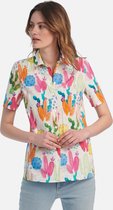 Blouse van 100% katoen in overhemdmodel