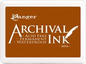 Ranger Archival Jumbo Ink pad - sepia