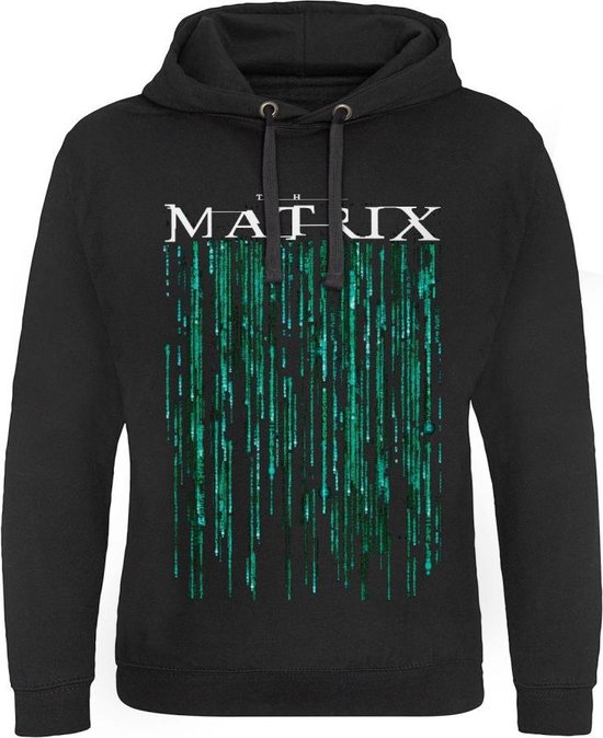 Sweat à capuche/sweat The Matrix - S- The Matrix Zwart