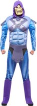 Smiffy's - He-man Kostuum - Kwaadaardige Superschurk Skeletor - Vrouw - blauw - Large - Halloween - Verkleedkleding