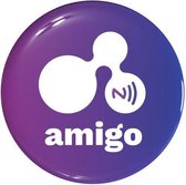 Amigo NFC Button (Paars) - Digitale Identiteit - Simply Connected