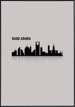 Poster van de skyline van Saudi Arabia - 20x30 cm