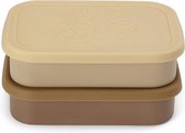 Konges Slojd brooddoos set van 2 - Vanilla Yellow