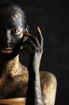 Golden body 90 x 60  - Dibond