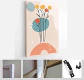 Abstract still life in pastel colors. Collection of contemporary art - Modern Art Canvas - Vertical - 1725494443 - 40-30 Vertical