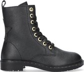 Apples & Pears B0010811 Veterboots - Laarzen Met Veters - Meisjes - Zwart - Maat 34