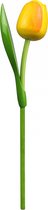 Gevavi - Houten Tulp - Decoratie - Gekleurde Tulp - Holland Souvenir - Geel - 34cm