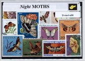 Nachtvlinders – Luxe postzegel pakket (A6 formaat) : collectie van verschillende postzegels van nachtvlinders – kan als ansichtkaart in een A6 envelop - authentiek cadeau - kado -