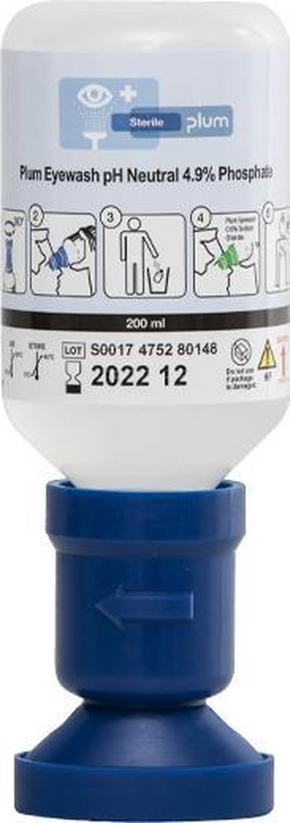 Plum oogspoelfles - pH Neutraal - 200 ml