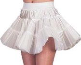 Feestkleding Petticoat wit kort meisje onderrok HARD Maat 140