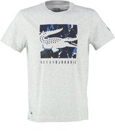 Lacoste grijs t-shirt - valt kleiner - Maat XS