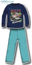 Disney Planes Pyjama - Katoen velours - Navy - Maat 98 (3 jaar)
