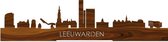 Standing Skyline Leeuwarden Palissander hout - 60 cm - Woondecoratie design - Decoratie om neer te zetten - WoodWideCities