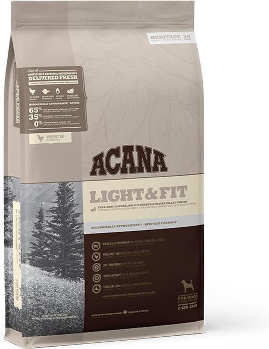 Acana HERITAGE Light & Fit 11.4 kg. | 11.4 kilogram