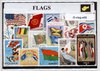 Afbeelding van het spelletje Vlaggen – Luxe postzegel pakket (A6 formaat) : collectie van verschillende postzegels van vlaggen – kan als ansichtkaart in een A6 envelop - authentiek cadeau - kado - geschenk - kaart - vlag - hele wereld - verschillende vlaggen - cultuur - flags