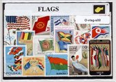Vlaggen – Luxe postzegel pakket (A6 formaat) : collectie van verschillende postzegels van vlaggen – kan als ansichtkaart in een A6 envelop - authentiek cadeau - kado - geschenk - k