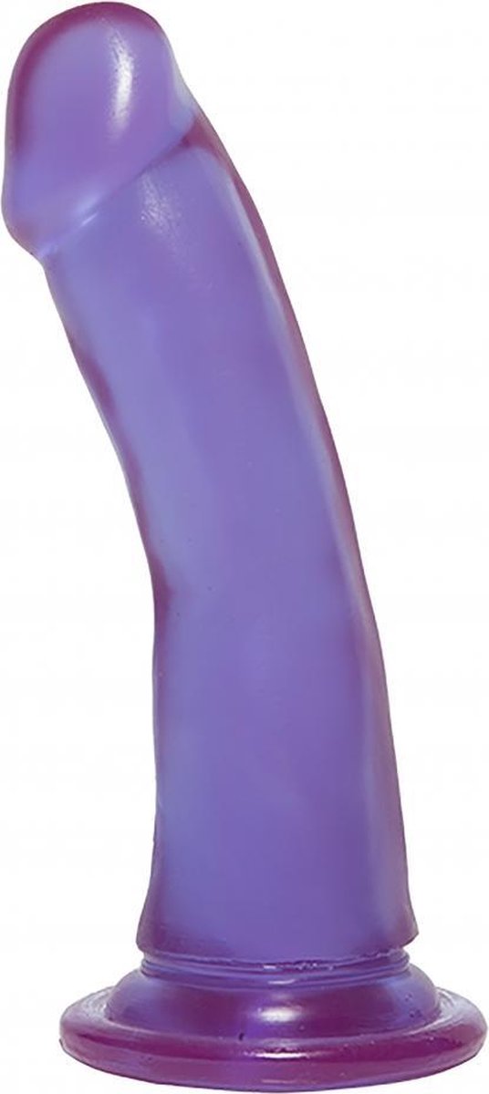 Goedkoopste 6.5 Inch Slim Dong - Purple