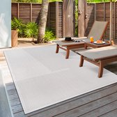 Bol.com the carpet Lagos robuust buitentapijt modern weerbestendig & UV-bestendig voor balkon terras en serre maar ook geschikt ... aanbieding