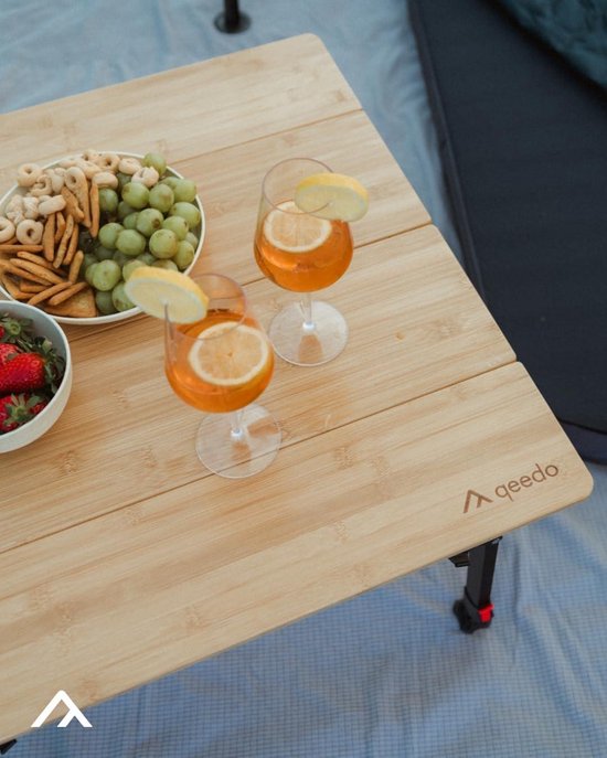 Bo-Camp Picknicktafel Bamboe Inklapbaar | Team Outdoors