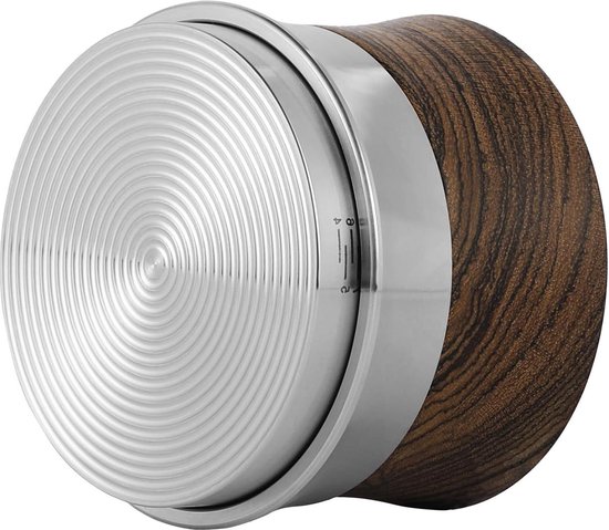 KYONANO Tamper 51 mm, koffie-espresso-tamper, stijlvolle Decent Force tamper, gekalibreerd op 16 kilo aandrukkracht, 304 roestvrij staal, espresso zeefhouder, machine-accessoires