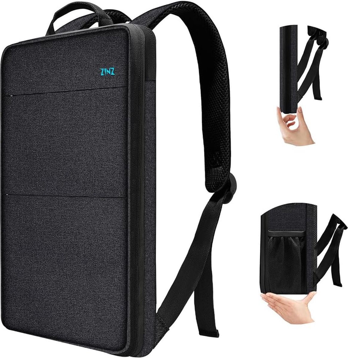 Image of 13 14 15 16 Inch Slimme en Uitbreidbare Laptoprugzak Waterdichte Notebooktas voor Mannen en Vrouwen