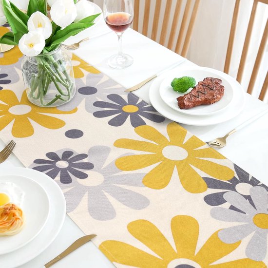 Witte Kaasdoek Tafelloper - Elegant voor Bruiloften en Feesten