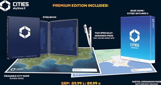 Paradox Cities Skylines 2 - Deluxe Edition - PS5 - Stedenbouw game | bol