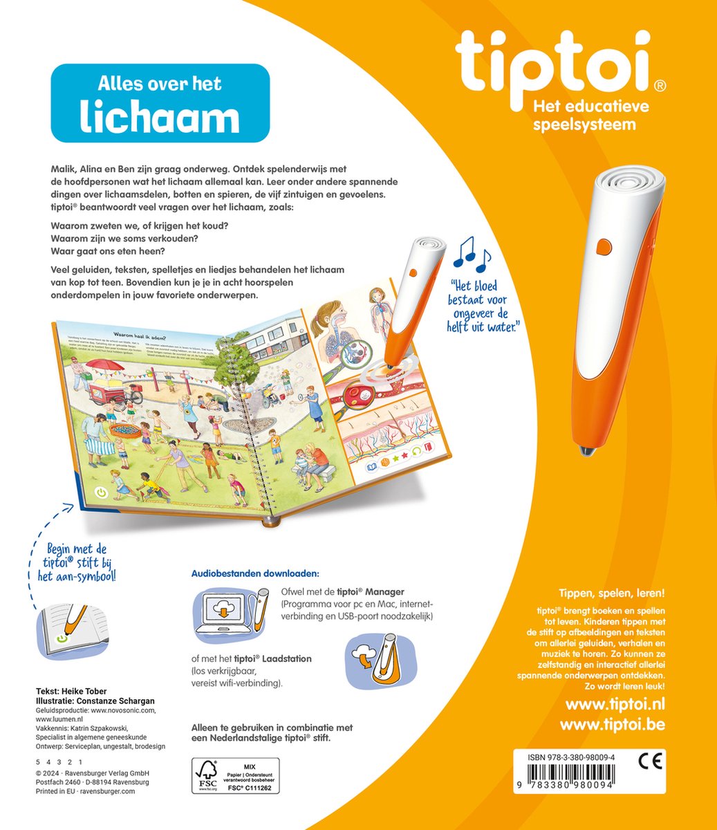 tiptoi® boek Alles over het lichaam — afbeelding 4