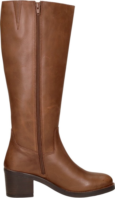 SUB55 Lange Laarzen Lange Laarzen cognac Maat 39 bol - Main Image