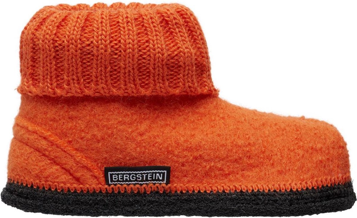 Bergstein Cozy slofjes oranje - Maat 33