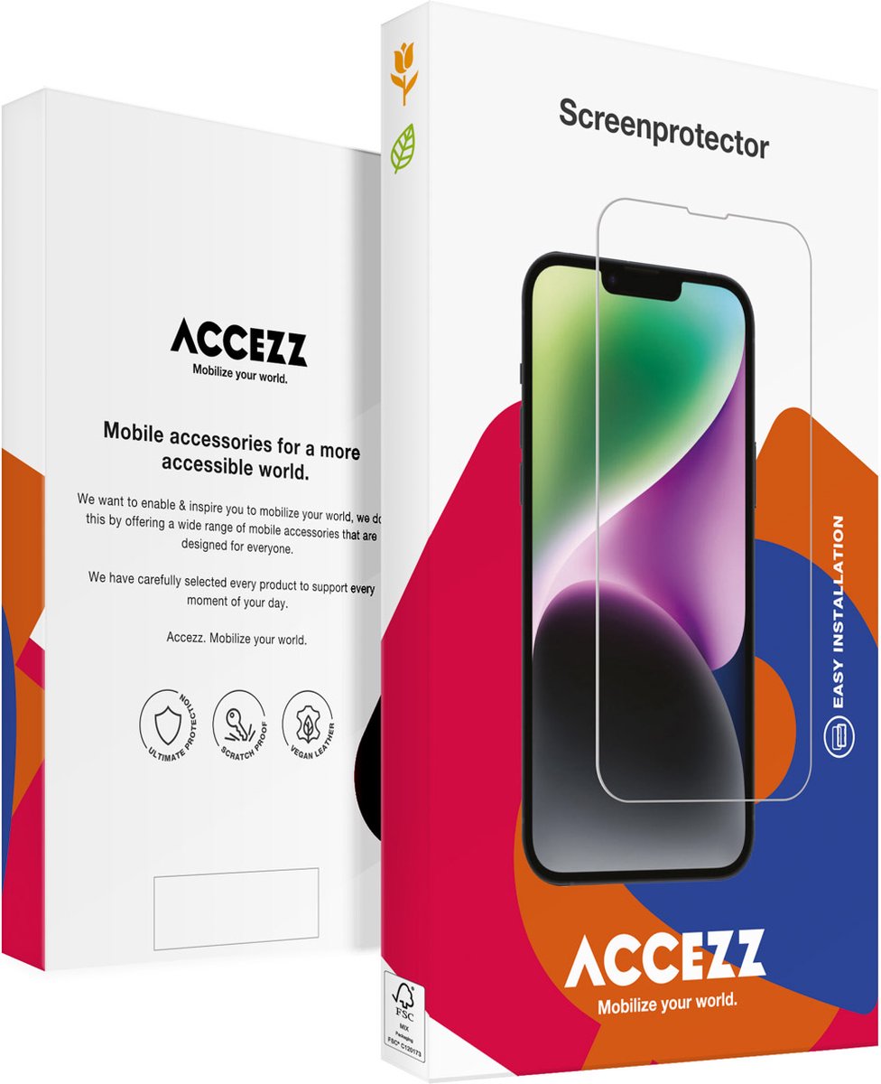Accezz Screenprotector Geschikt voor Fairphone 5 - Accezz Gehard Glas Screenprotector