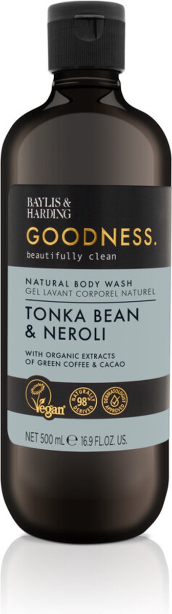 Goedkoopste Baylis & Harding Goodness Natural Body Wash Tonka Bean & Neroli 500 ml