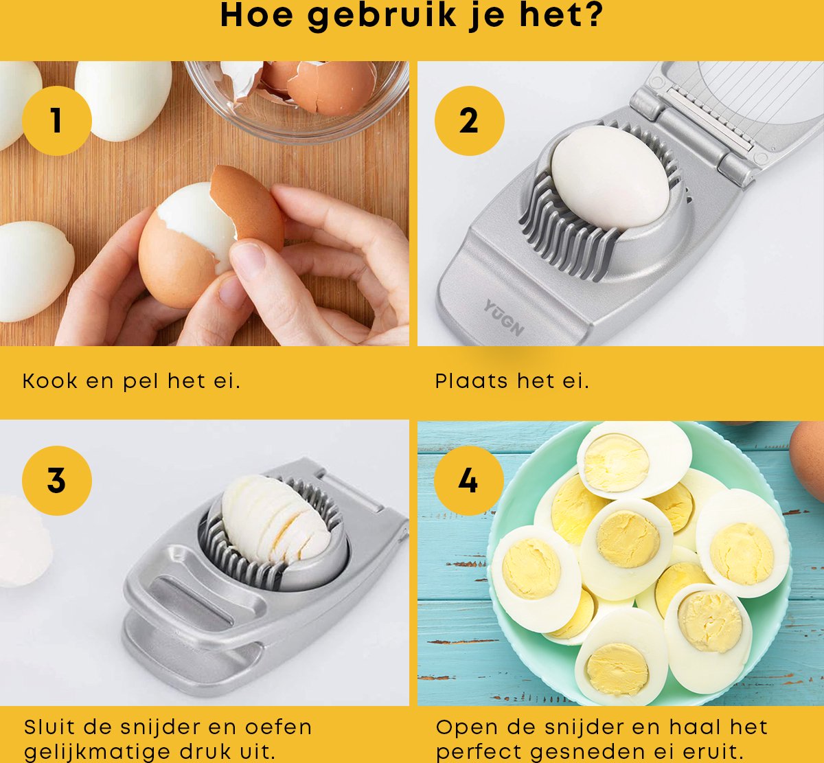 Eiersnijder - RVS - Voor ultiem gemak in de keuken | bol