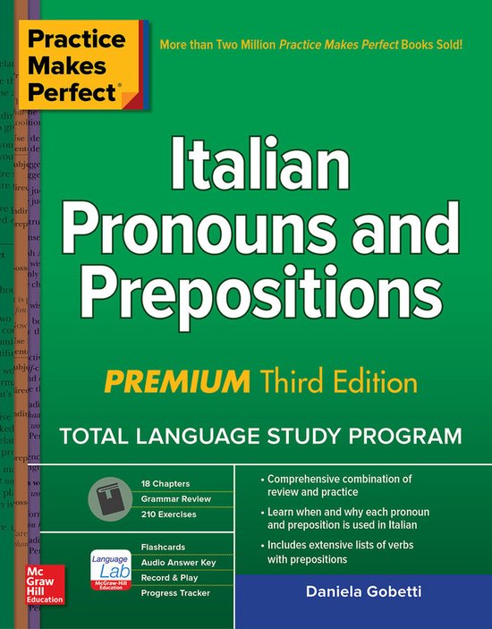 Practice Makes Perfect Italian Pronouns and Prepositions, Pr ... - cover