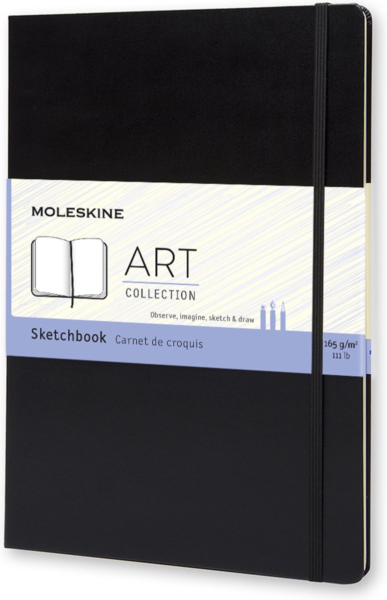 Moleskine Art Schetsboek - A4 - Hardcover - Zwart — afbeelding 8