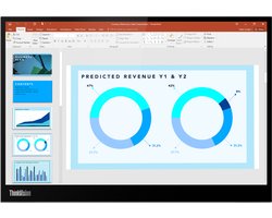 Lenovo ThinkVision M14d LED display 35,6 cm (14") 2240 x 1400 Pixels 2.2K Zwart