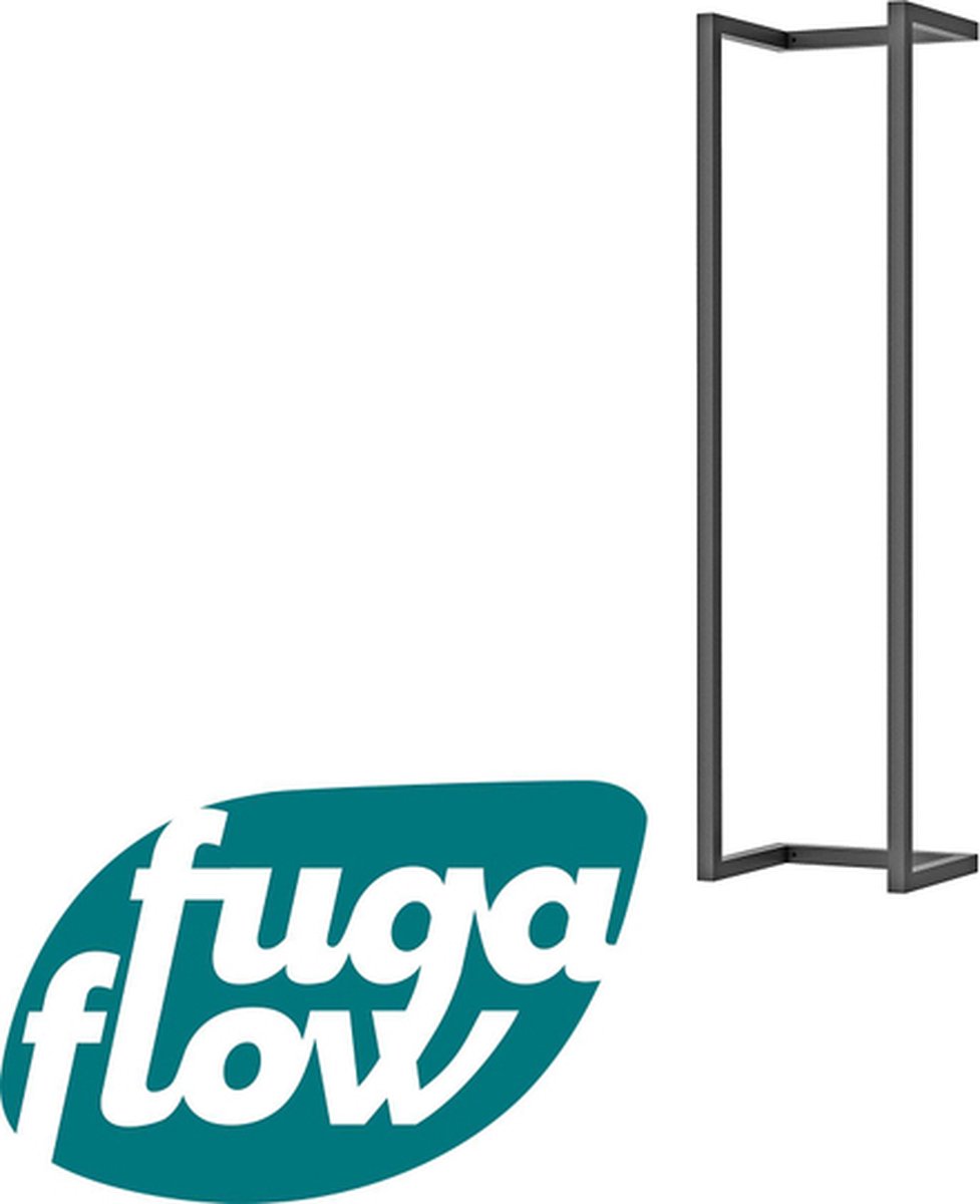 FugaFlow Eccelente Acces Handdoekrek - 95x25x20cm - Gunmetal