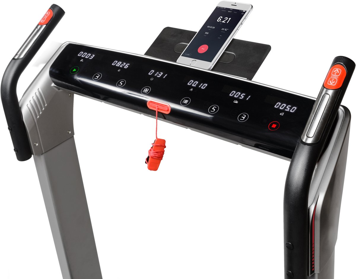 Flow Fitness Runner DTM400i Loopband - Inklapbaar - 14 km/u - Elektrische Helling 12% - Bluetooth & FitShow - 99% Voorgemonteerd thumbnail 7