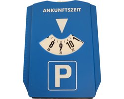 Scoby - Parkeerschijf - Auto Parkeerschijf - Parkeerhulpmiddel - Verkeersveiligheid - Parking Disc - Universieel - Blauw